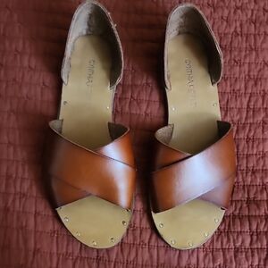 🌸BOGO Cynthia Rowley Brown Leather Sandals